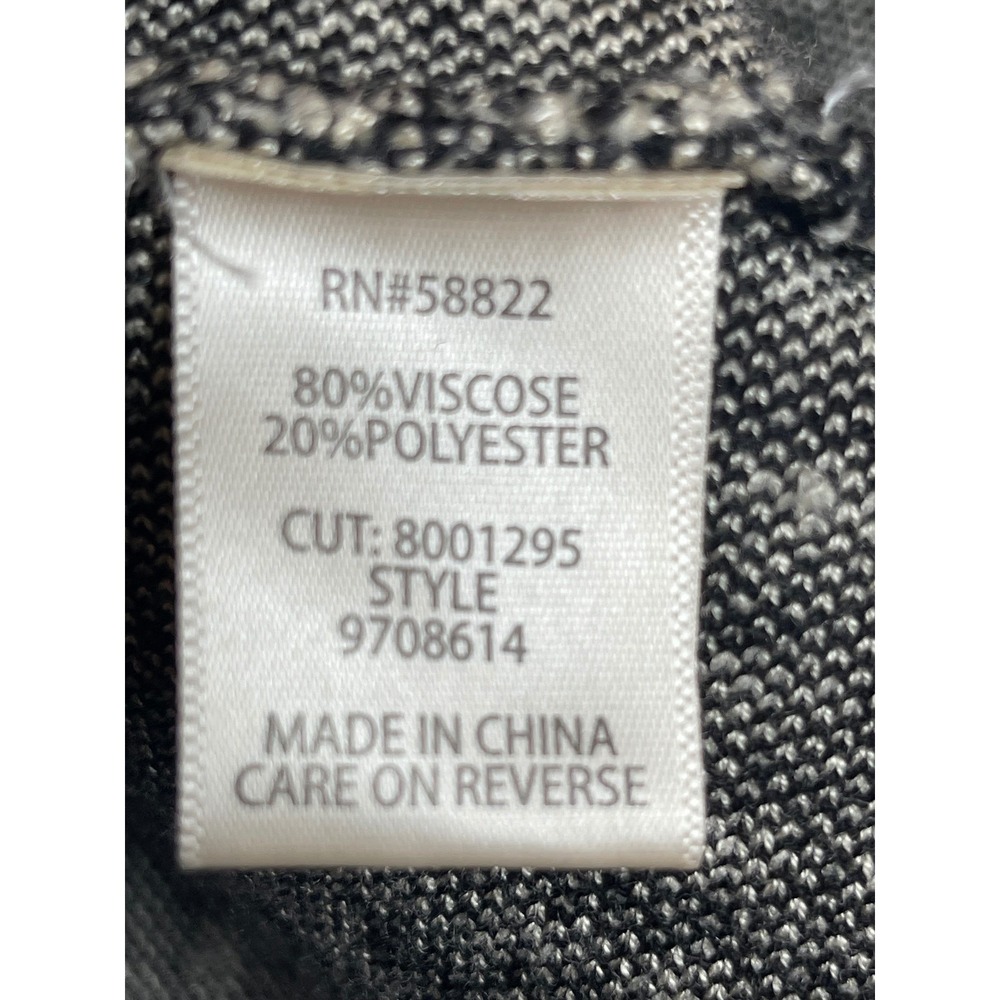 Max Studio Knit Skirt Women M/L Black White Diamond Geometric 9708614 Excellent - Picture 7 of 11